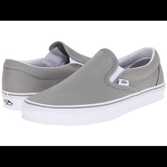 Light grey slip on vans Clearance